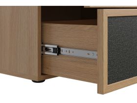 Комод Флавир 140x77 Рогожка Графитовый