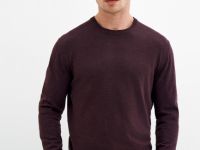 Базовый вязаный джемпер, Фиолетовый