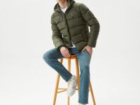 Мужская утеплённая куртка Lacoste с капюшоном