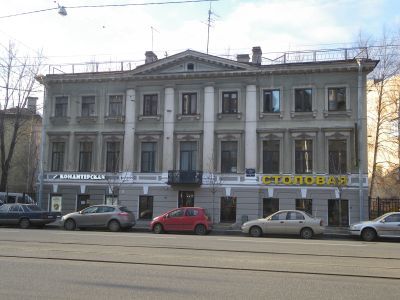 Дом, в котором в 1895 г. у М.А. Сильвина под руководством Ленина происходили встречи петербургских марксистов