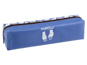 Пенал мягкий MESHU "Meow" 20х5,5х4 см, искусственная кожа