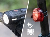 Набор фонарей Sigma Aura 45 / Nugget II (красный / белый)