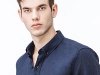 Мужская рубашка Lacoste из льна приталенного кроя