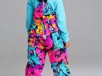 Комплект текстильный с полиуретановым покрытием для девочек: куртка, полукомбинезон