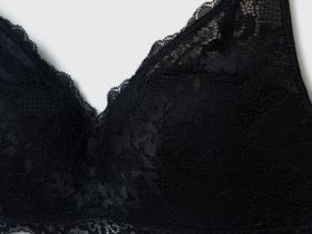 Бюстгальтер из кружева, Черный