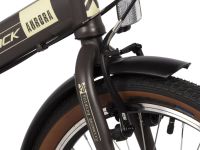 Складной велосипед Novatrack Aurora 3.6 20, год 2024, цвет Коричневый