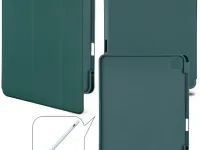 Чехол-книжка Smart Case для Apple iPad Pro 12.9 (2022)/Air 13 (2024/2025), с подставкой и отделением под стилус (зеленый)