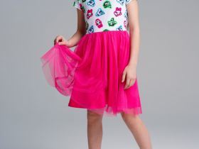 Платье трикотажное для девочек