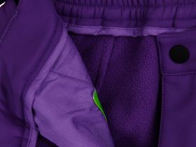 Брюки текстильные с полиуретановым покрытием для девочек