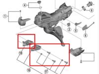 Диафрагма расширительного бачка Shimano ST-R9120 с крышкой и болтами (левая)
