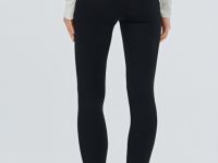 Треггинсы со штрипками, Черный