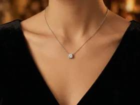 Классическая подвеска из белого золота э4712пд11231160_white