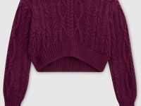 Джемпер свободного силуэта с шерстью