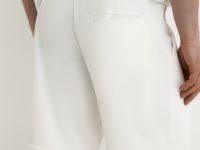 Шорты из пике, Белый