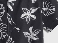 Рубашка с принтом для мальчиков, Серый