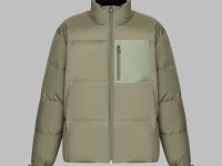 Стеганый пуховик с натуральным пухом