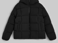 Пуховик с воротником-стойкой и съемным капюшоном