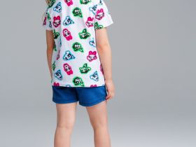 Шорты трикотажные для девочек