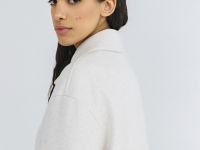 Куртка из пальтовой ткани, Бежевый