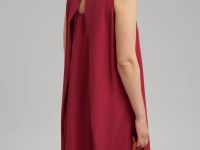 Сарафан А-силуэта из трикотажа со льном