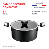 Кастрюля с крышкой Excellence Fusion G3414602 24 см