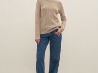 Джемпер приталенного силуэта с шерстью