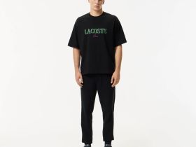 Мужская футболка Lacoste свободного кроя из органического хлопка