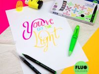 Набор фломастеров-кисть Milan 6 шт