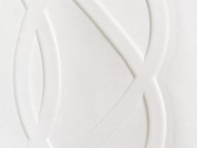 Свитшот с объёмным принтом для девочек, Белый