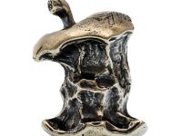 Бусина для темляка Огрызок, мельхиор