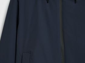 Утеплённая куртка с капюшоном, Синий