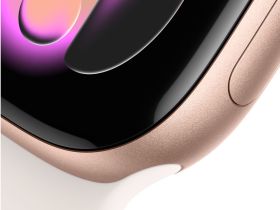 Умные часы Apple Watch Series 11 42 мм «Розовое золото», с розовым спортивным ремешком M/L