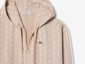 Женская жаккардовая толстовка Lacoste