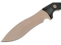 Нож с фиксированным клинком Spartan Blades Ronin Shinto, клинок пустынный, сталь CPM-S35VN, рукоять черная микарта