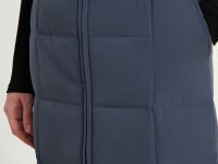 Утепленная юбка на молнии прямого силуэта