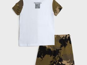 Комплект трикотажный для мальчиков: фуфайка (футболка), шорты