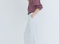 Чиносы с ремнём, Белый