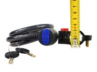 Замок тросовый WHITE SIBERIA (с ключом)