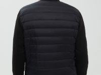 Утепленная куртка с трикотажными рукавами