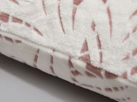 Наволочка декоративная Foliate, розовая