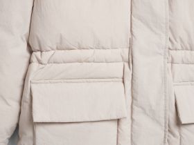 Пуховик для девочек, Бежевый