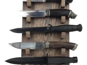 Подставка для коллекции из 5-ти ножей Woodinhome HKS0205OG, дуб