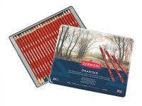 Набор карандашей цветных Derwent "Drawing" 24 цв в метал кор