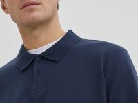 Поло из хлопка свободного кроя