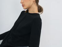 Платье мини А-силуэта, Черный