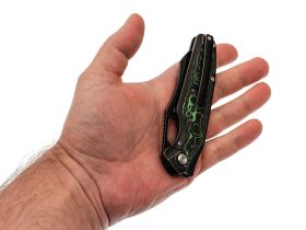 Складной нож Kansept Tuckamore, сталь 20CV, рукоять титан/карбон