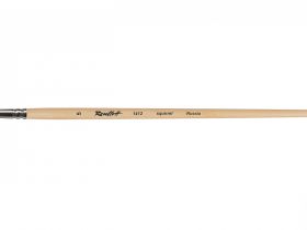 Кисть белка №10 круглая Roubloff "1412" длинная ручка п/лак