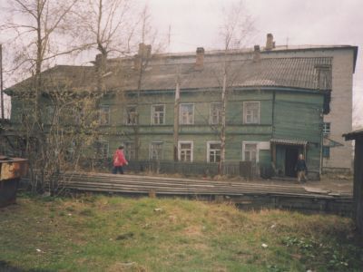 Дом, в котором в 1917-1918 гг. находился штаб отряда Красной Гвардии. Сорокский лесозавод