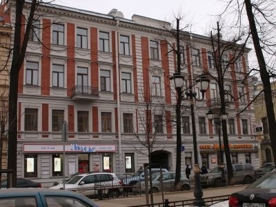 Дом, где в 1887-1895 гг. жил писатель Лесков Н.С.