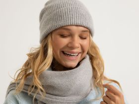 Шарф Лыжник/Skier, серебро